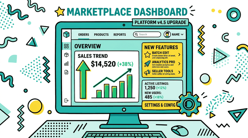 New escrow system features anonymous marketplace update